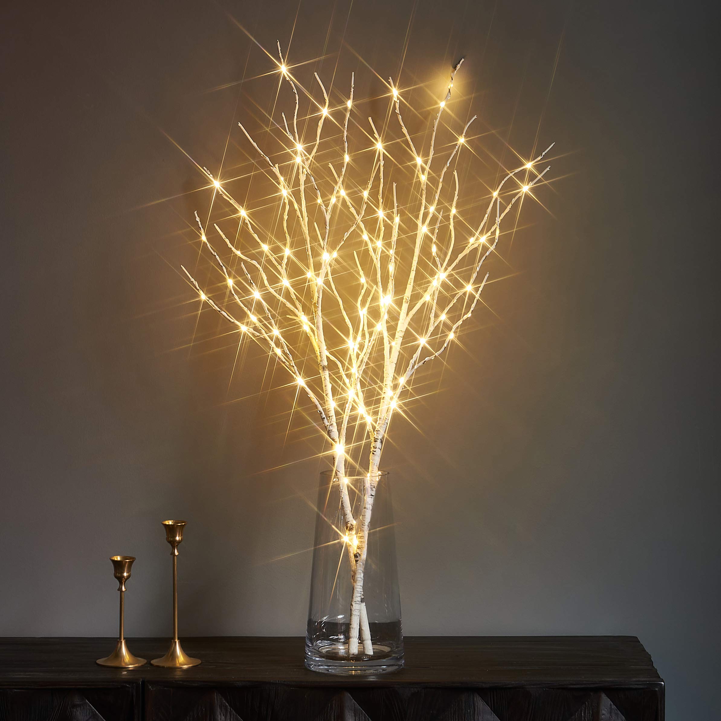 LITBLOOM full product display showing illuminated branches and warm ambience