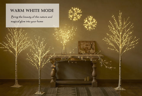LITBLOOM branches arranged in a vase showing styling versatility and centerpiece impact.