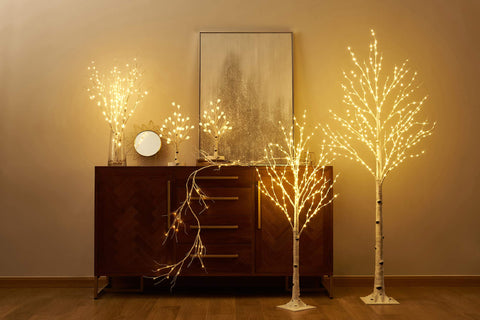 LITBLOOM warm-white LED lights glowing for soft, inviting illumination