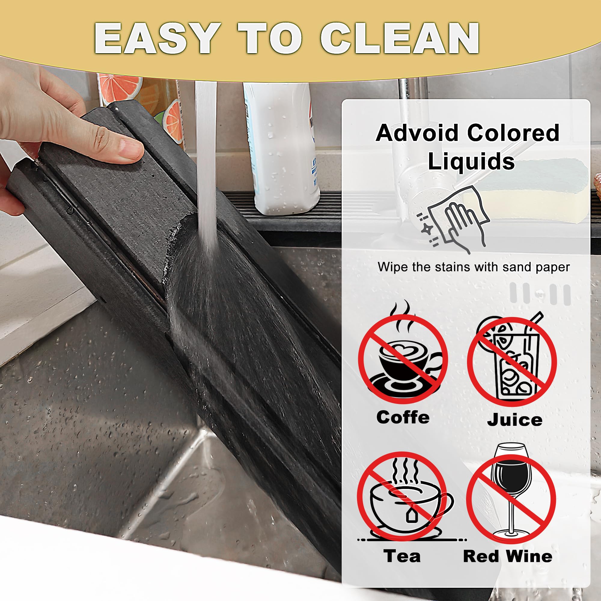 LiteTool mat on bathroom vanity under sink items benefit: keeps surfaces dry
