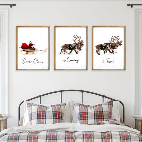 LITIVY detailed deer and sleigh illustration highlighting seasonal charm