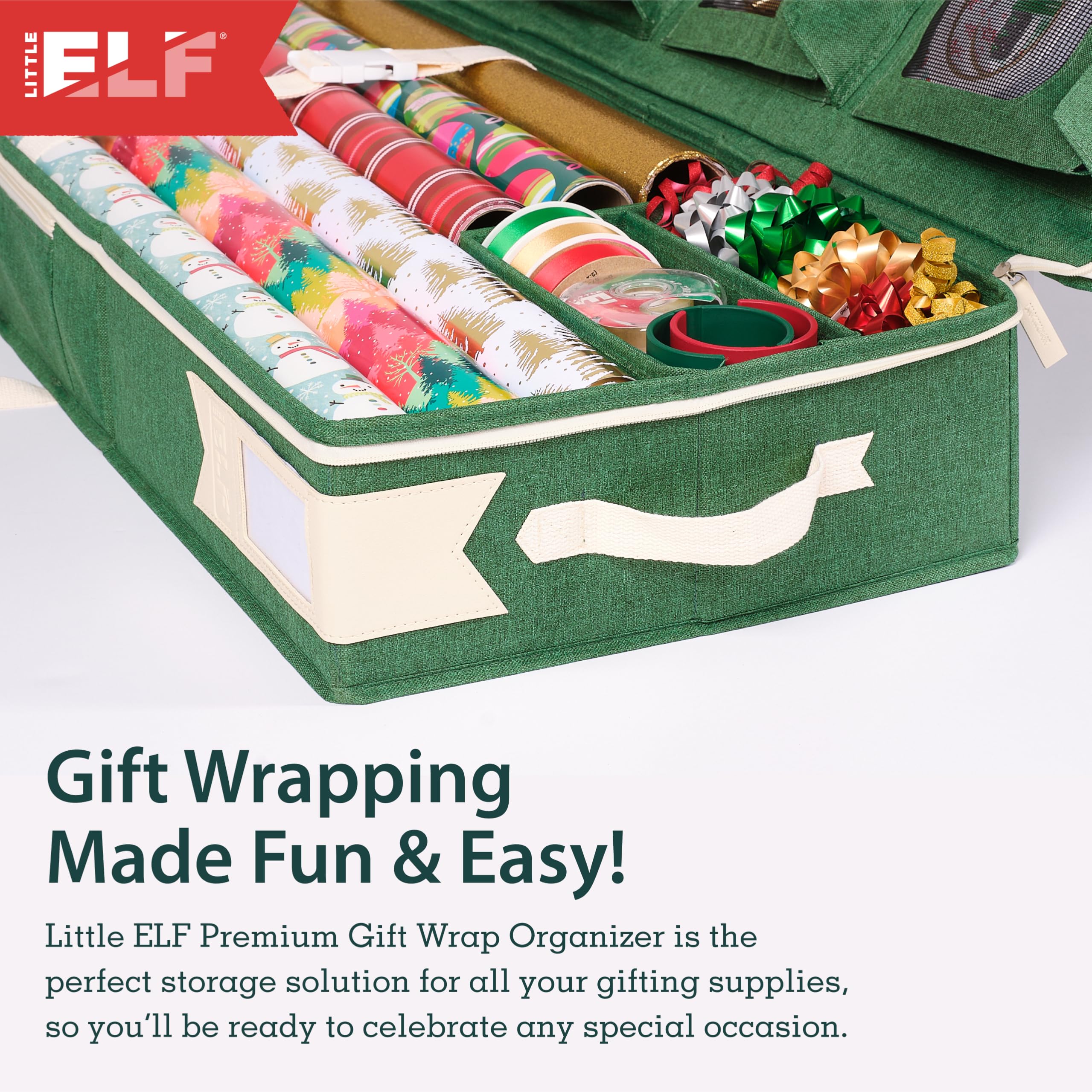 Little ELF adjustable dividers organizing rolls and small accessories