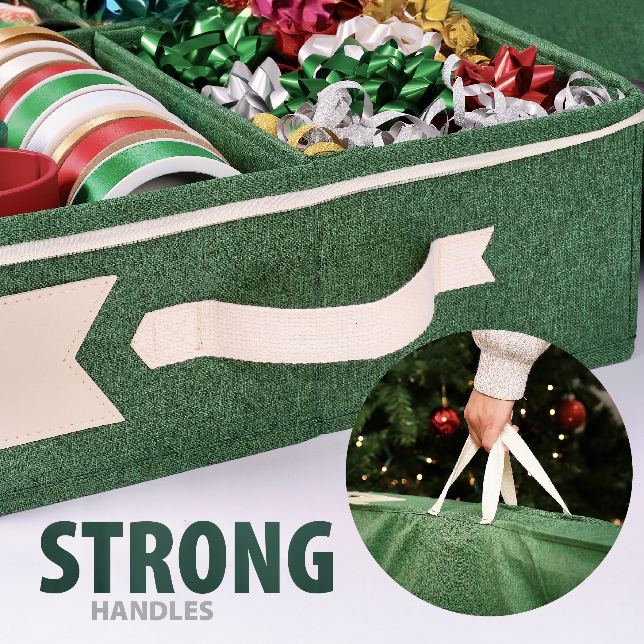 Little ELF open organizer with rolls and ribbons for fast access