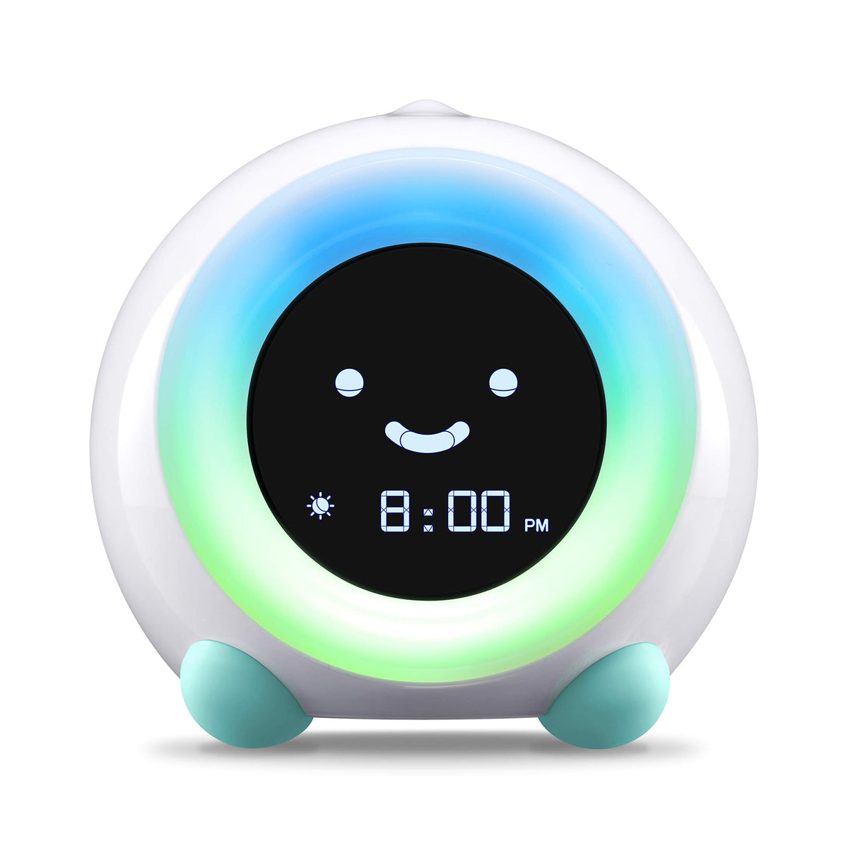 LittleHippo Mella Arctic Blue front view showing friendly face and color cues for easy sleep training