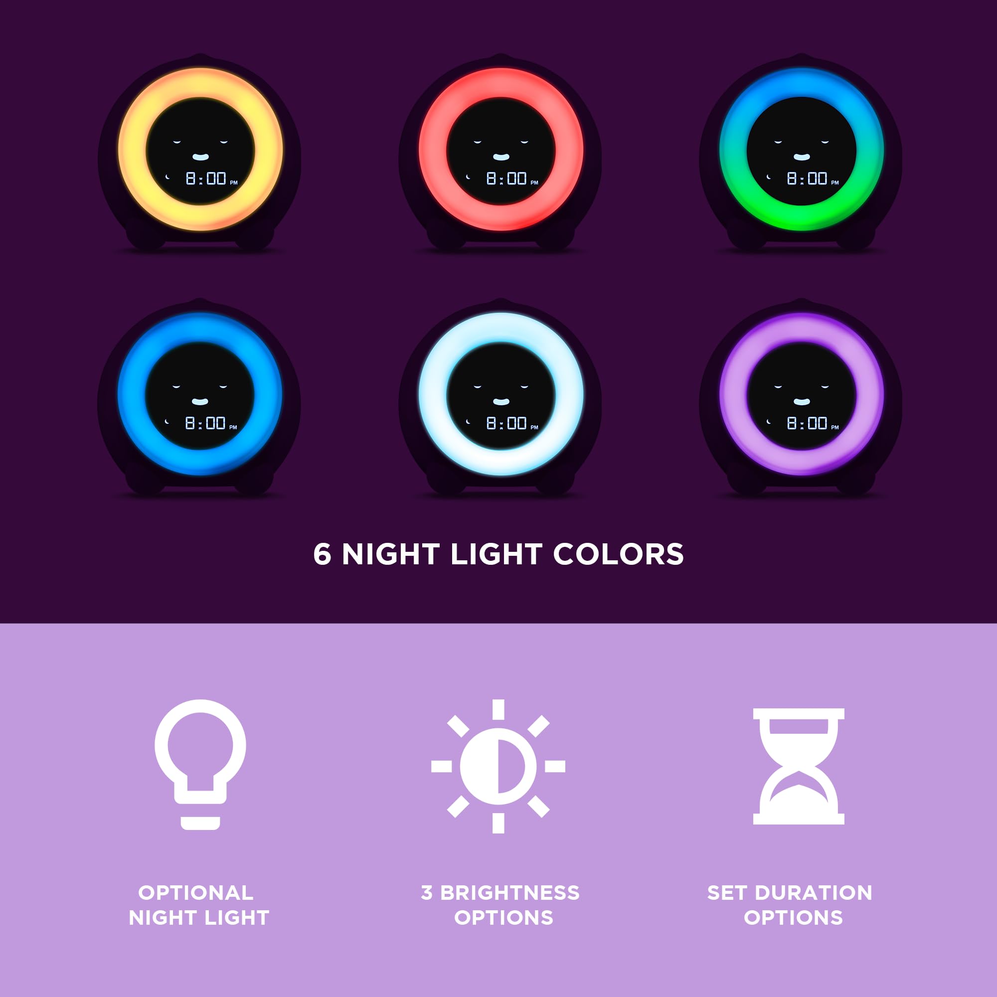 LittleHippo Mella sound selection buttons close-up, offers soothing sleep sounds