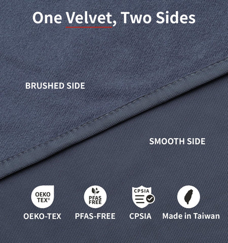 Litume blanket styled on hotel bed showing travel-ready luxury and easy layering convenience