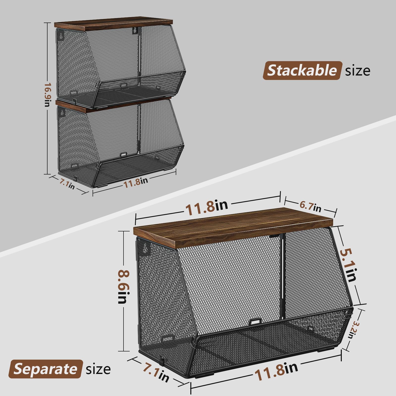 Litwaro size comparison with common items showing scale and capacity