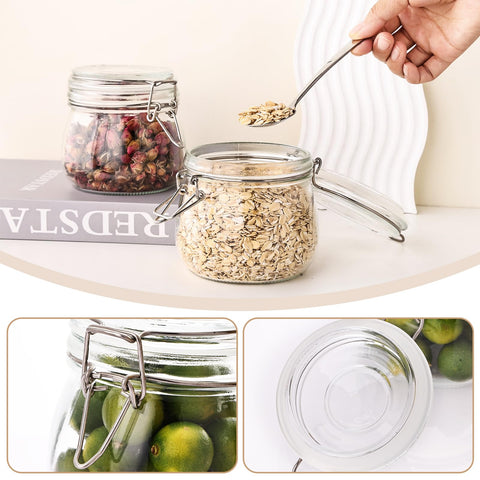 Liuruiyu jar filled with cereal showing convenient everyday access benefit