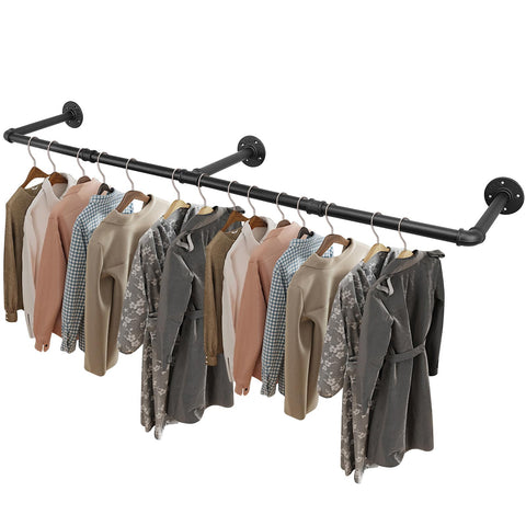 Livabber front view 60-inch rack showing sturdy industrial storage benefit
