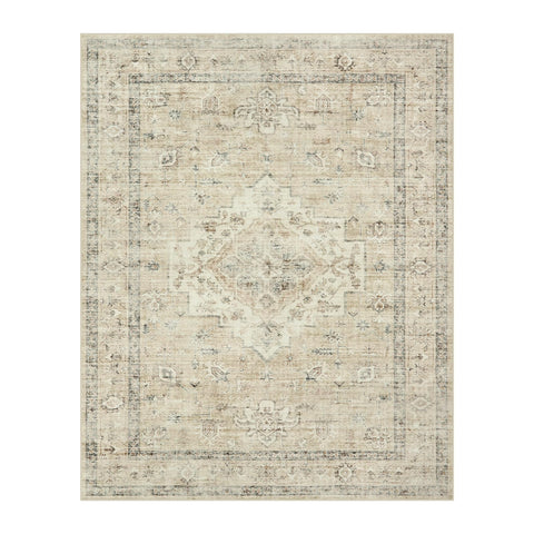 LIVEBOX unfolded rug laying flat with folds smoothing out to show ready-to-use condition