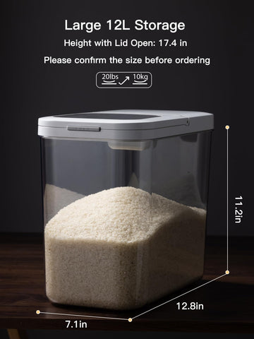 LivLab Mker side with capacity markings for simple inventory tracking