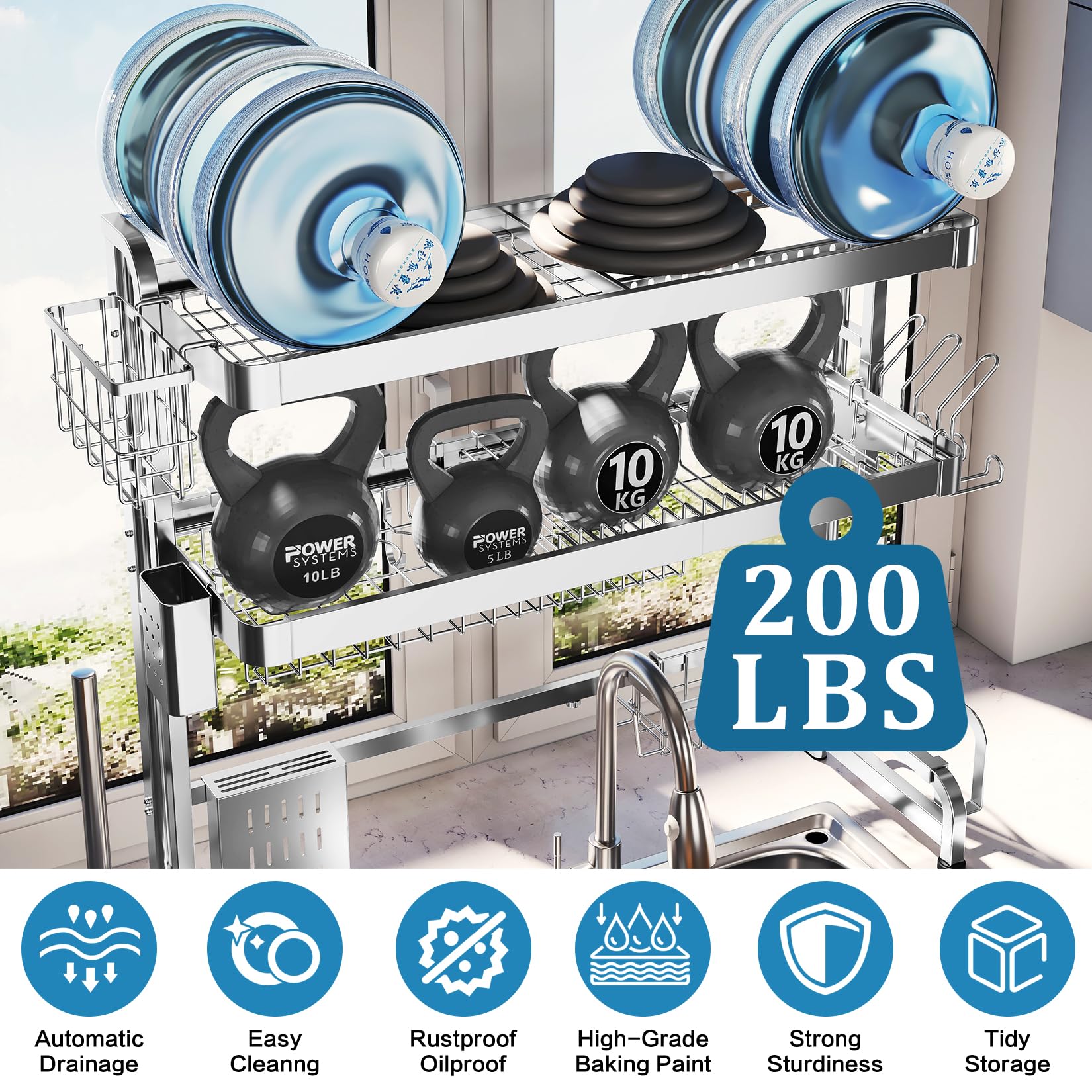 LIVOD measurement diagram showing sink and faucet fit guidance benefit