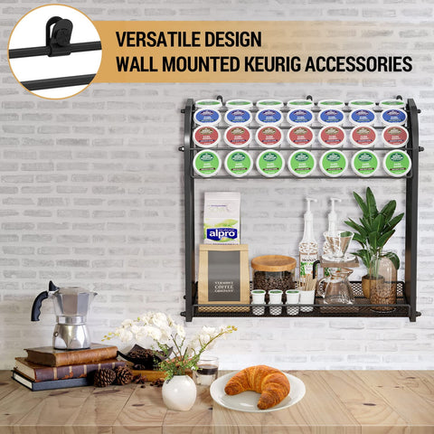 Lixple holder next to mug showing scale and accessible coffee setup