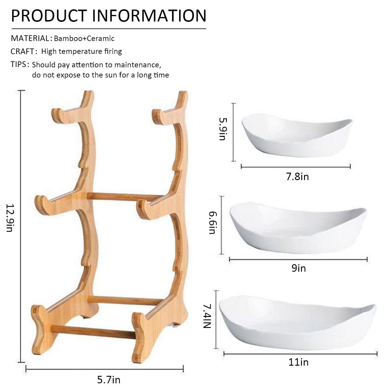 Liywall bamboo stand detail emphasizing sturdy frame and natural look benefit