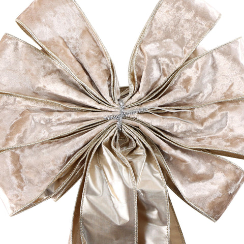 LIZLOVESS bow arranged on mantel presents cohesive decor and festive atmosphere