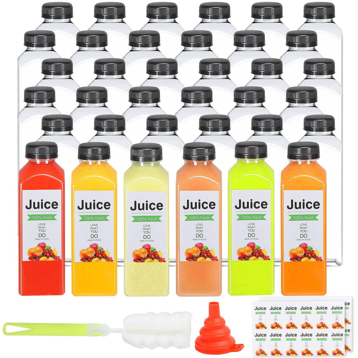 LJINOKYUN front packaging showing full bottle set and accessories for convenient prepping