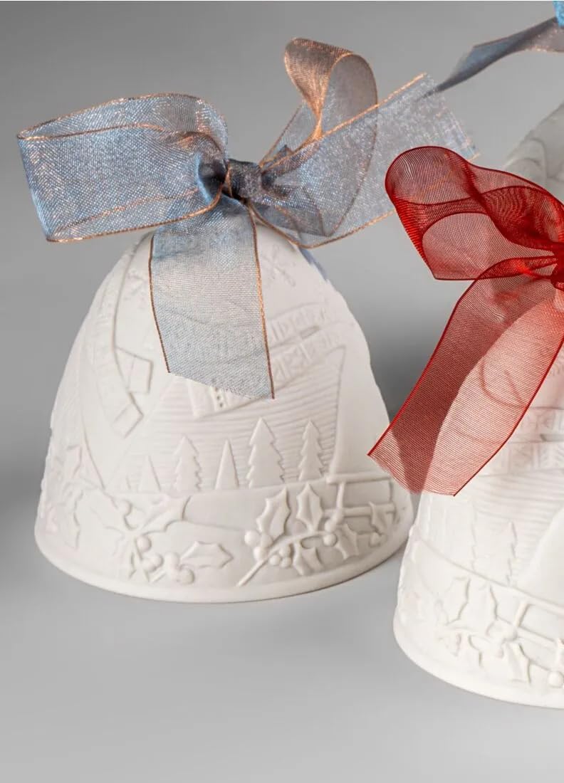 LLADRÓ close-up showing etched polar bear scene and textured matte finish benefits