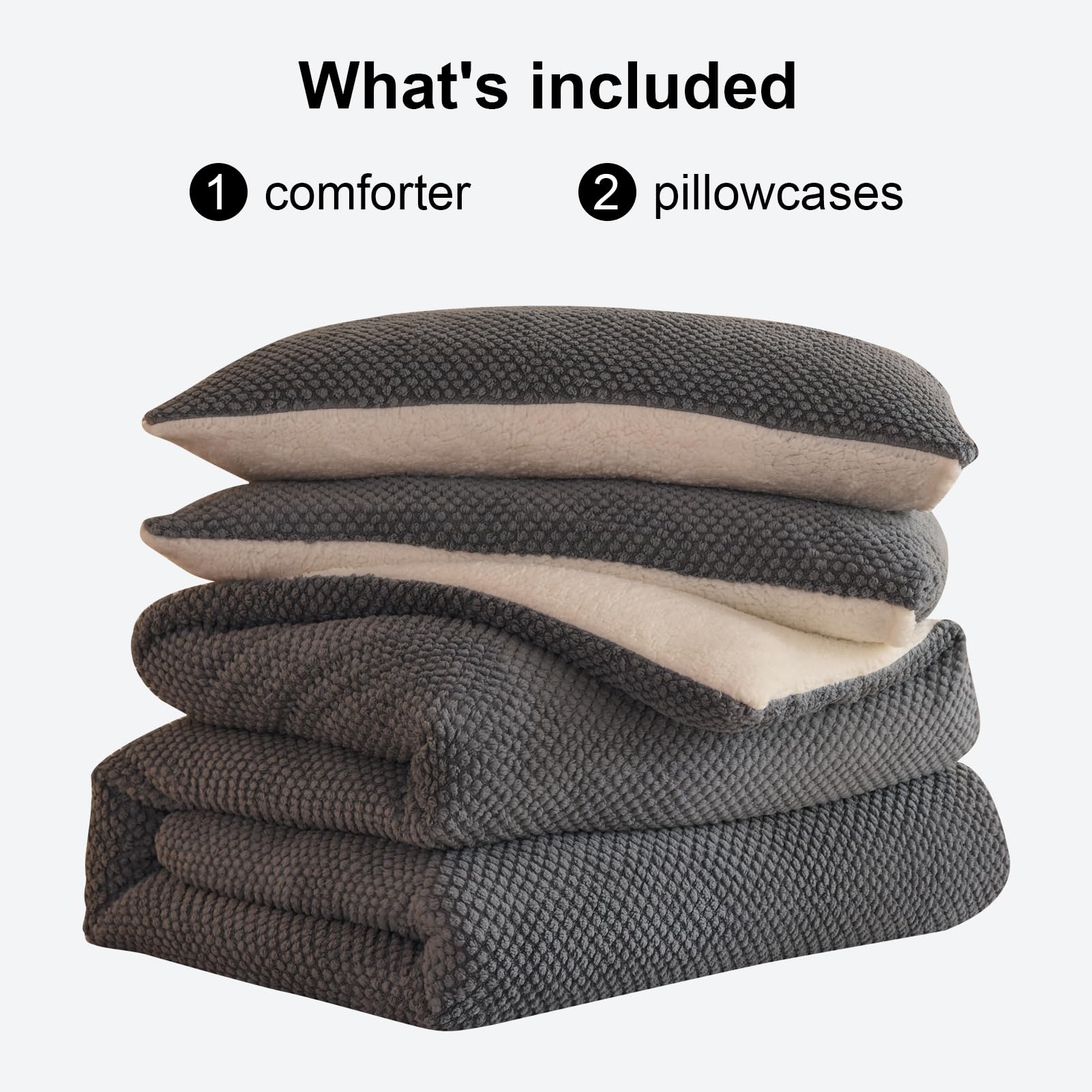 LLanCL comforter scale on bed showing full king coverage and proper fit