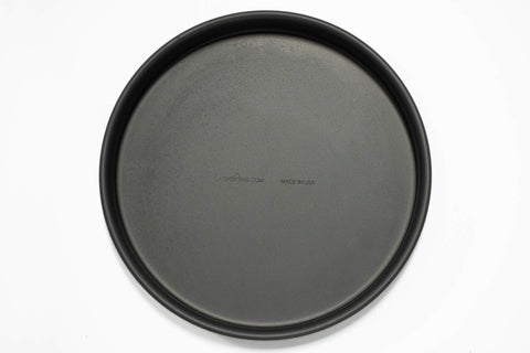Lloyd Pans pan in oven baking pizza for even browning benefit