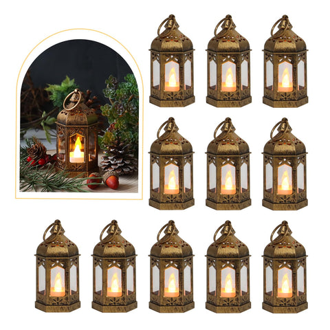 LLQ mini lanterns front view showing vintage design and instant ambiance