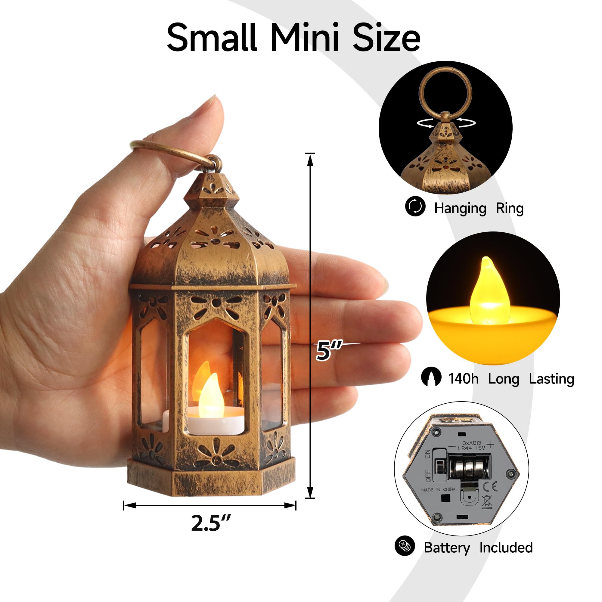 LLQ lantern hanging on tree branch creating safe outdoor atmosphere