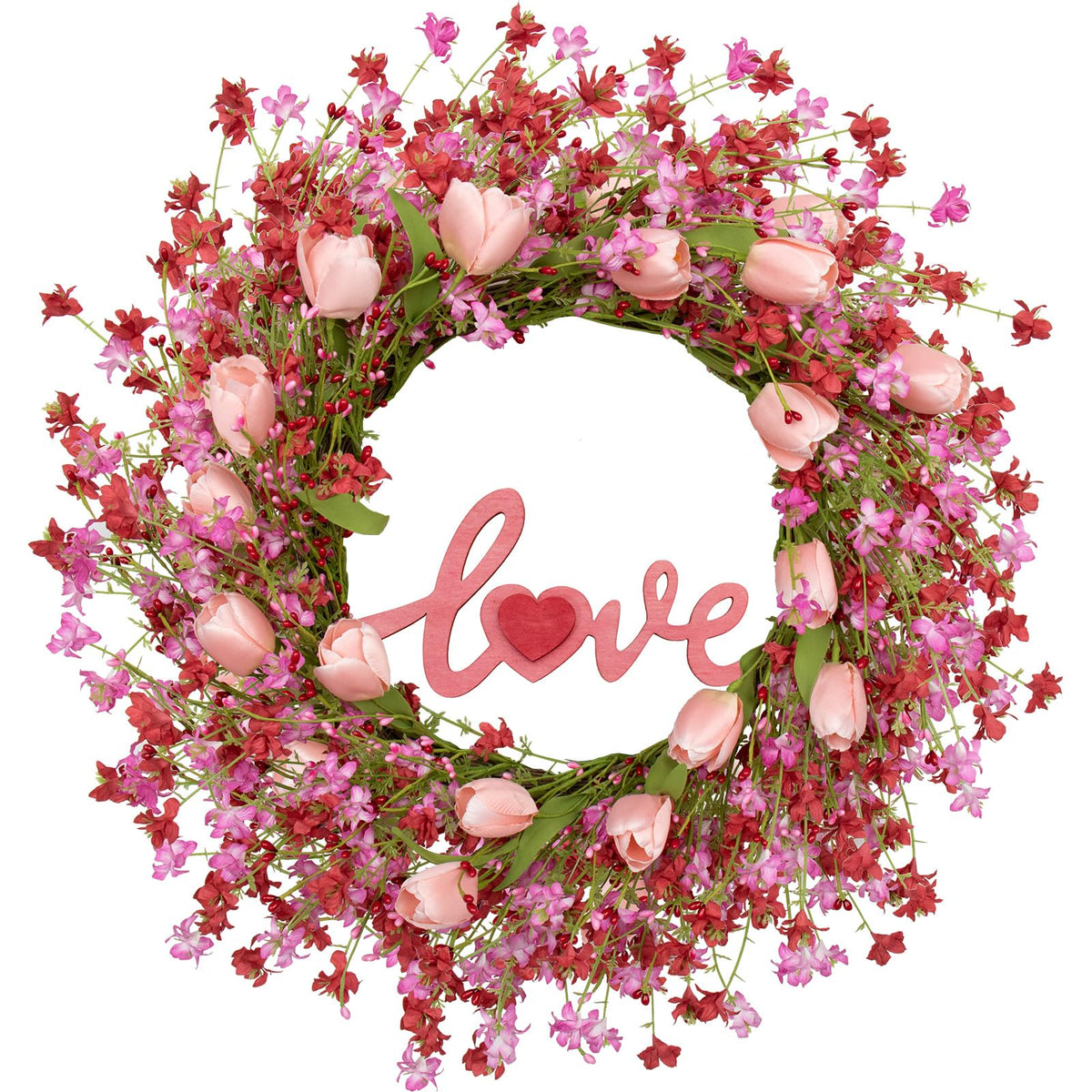 LLZLL front door wreath creating warm welcome