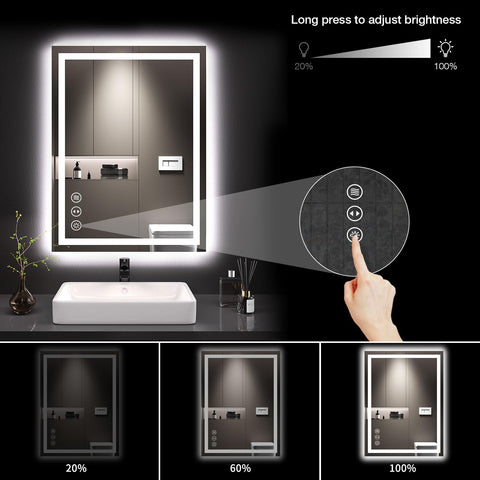 LOAAO in bathroom lifestyle scene demonstrating flattering ambient lighting benefit