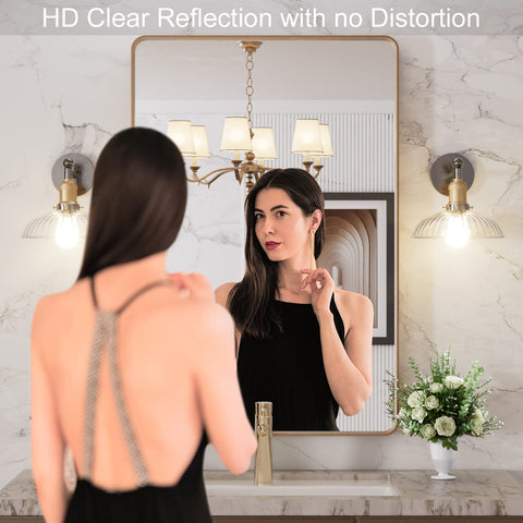 LOAAO close-up of HD glass showing clear, distortion-free reflection benefit