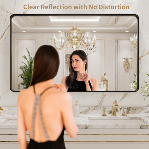 LOAAO close-up of HD glass edge highlighting distortion-free reflection benefit