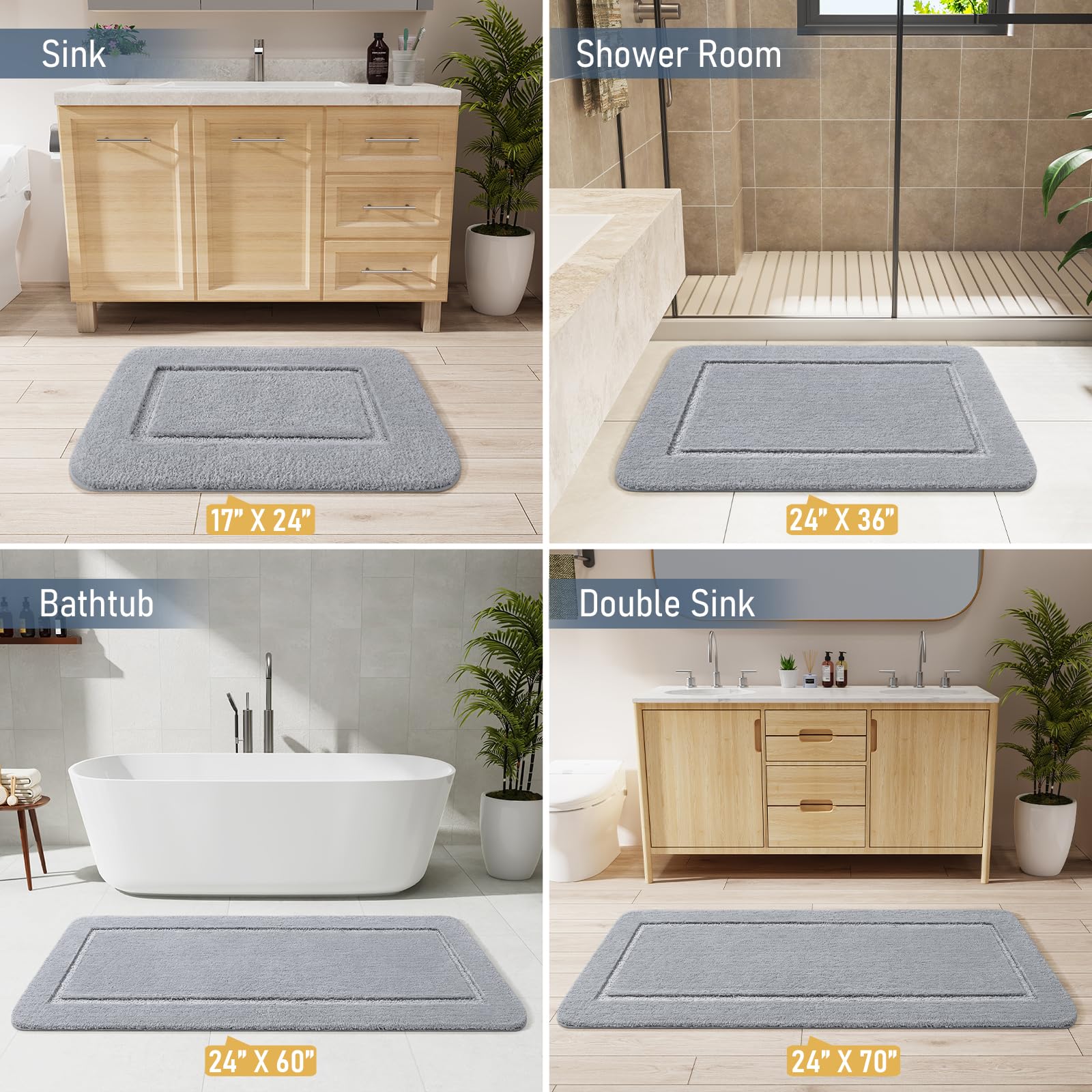 LOCHAS folded mat with care label visible showing easy wash and maintenance benefit