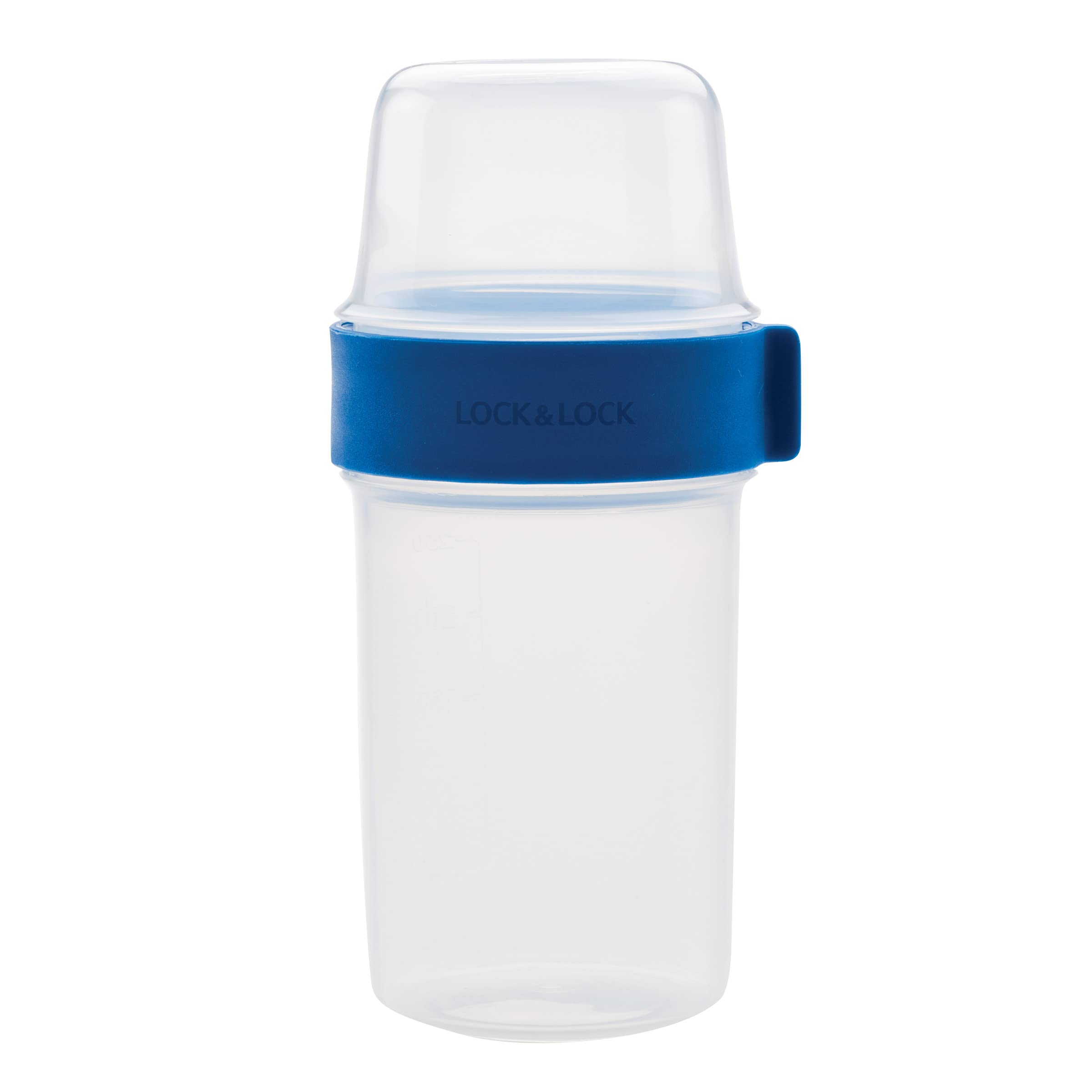 LocknLock frozen meal containers in freezer showing freezer-safe storage