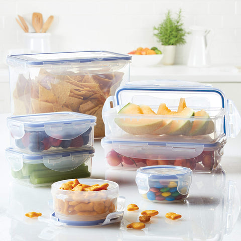 LocknLock large rectangular container with casserole showing bulk storage capacity