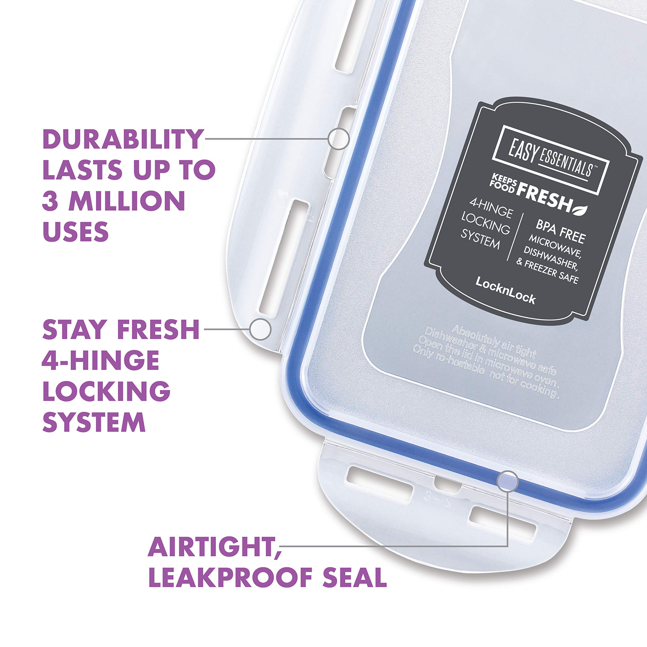 LocknLock small round containers with snacks showing portion control convenience