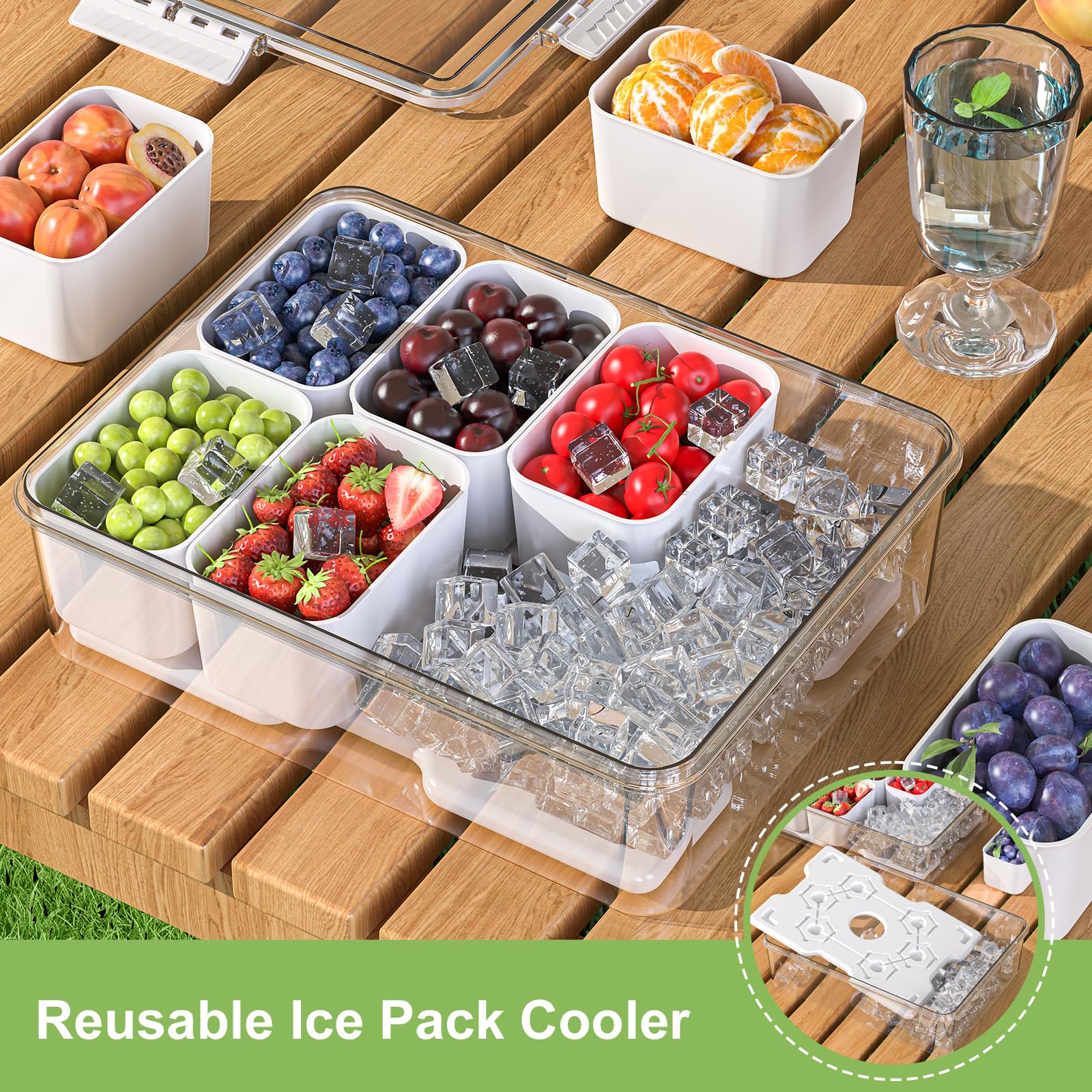 Locliki materials label and texture showing food-grade PP/PET and odor-free benefits