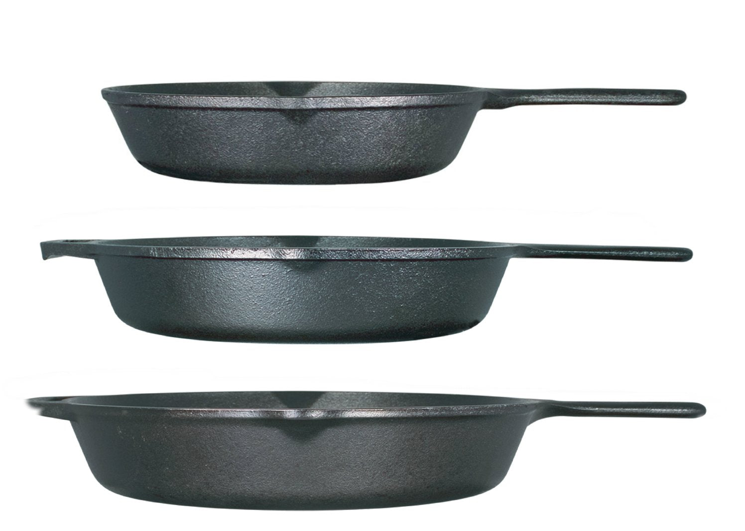 Lodge 12-inch skillet top view showing even surface and searing capacity