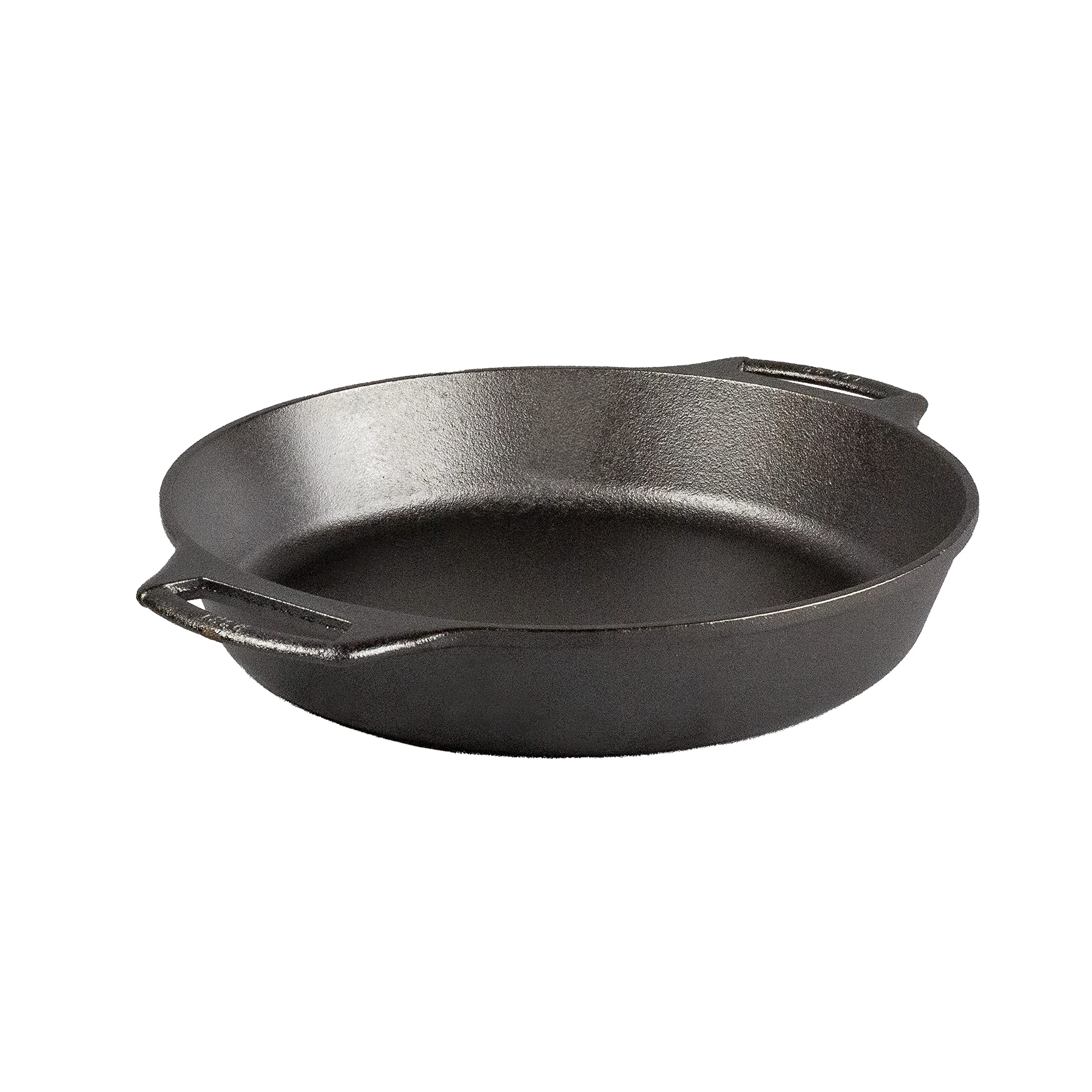 Lodge skillet with cornbread in oven illustrating reliable browning