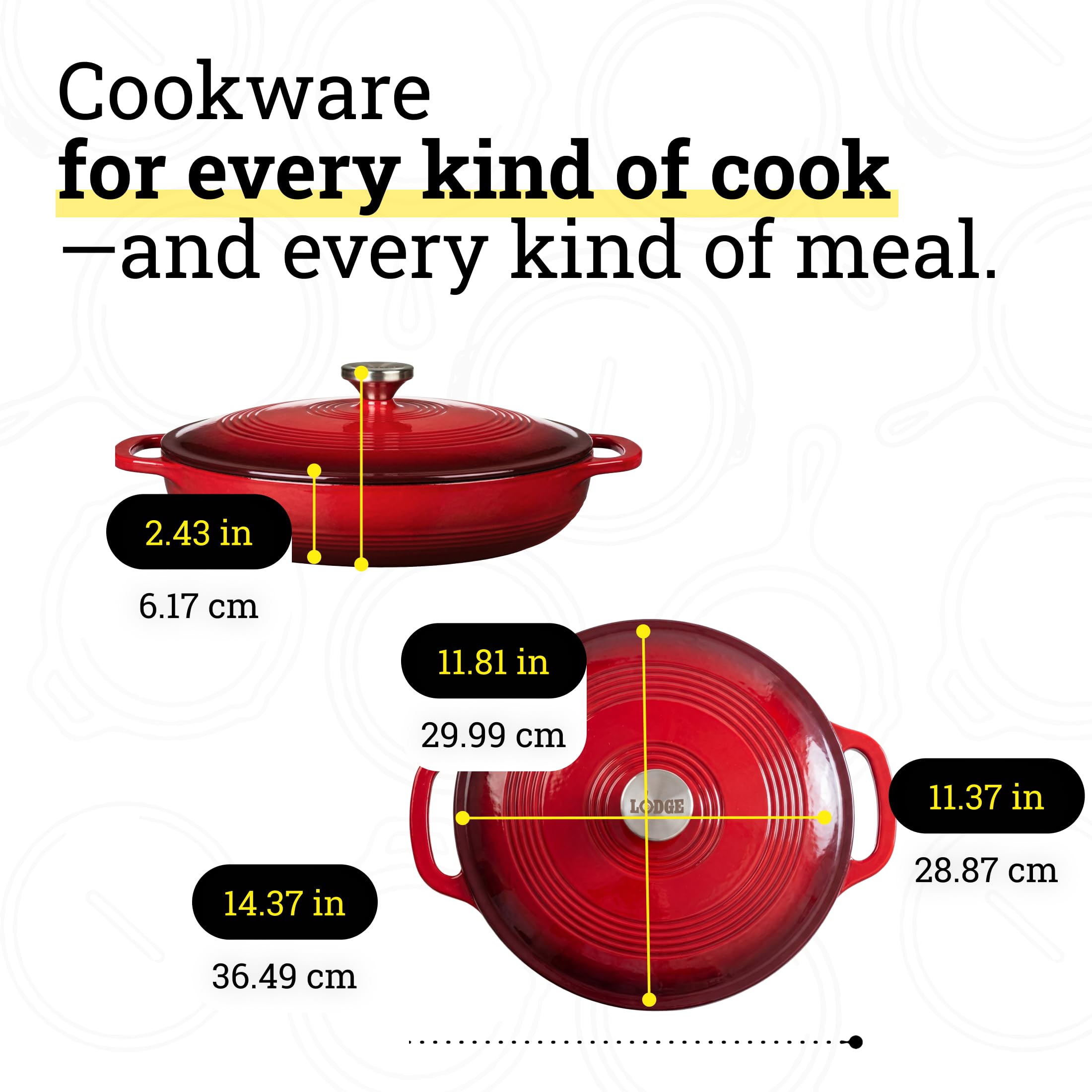 Lodge braiser on stovetop simmering stew with steady heat retention benefit