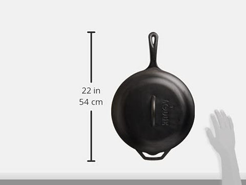 Lodge skillet over campfire demonstrating outdoor cooking versatility and heat control