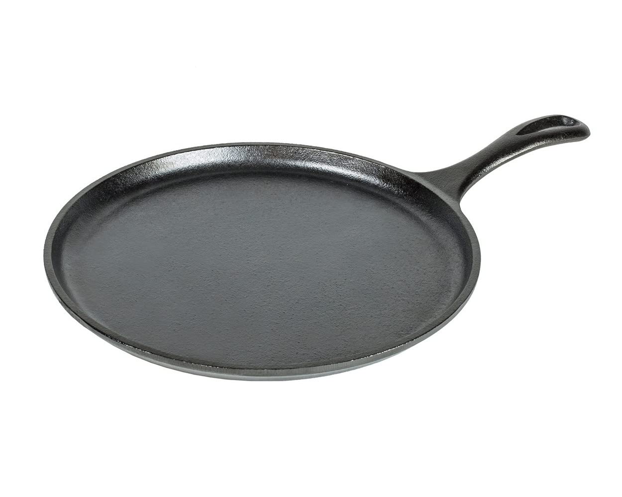 Lodge griddle cooking pancakes showcasing even heat and consistent browning benefit