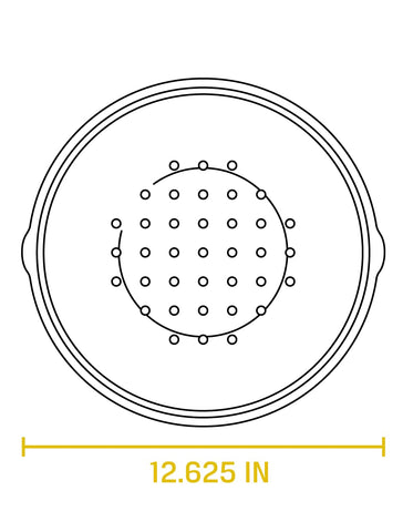 Lodge lid on skillet in use demonstrating heat retention and reduced splatter