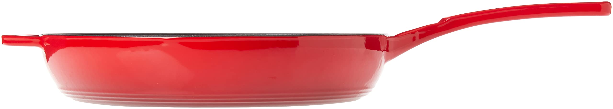 Lodge enamel surface close-up displaying smooth finish and easy cleaning