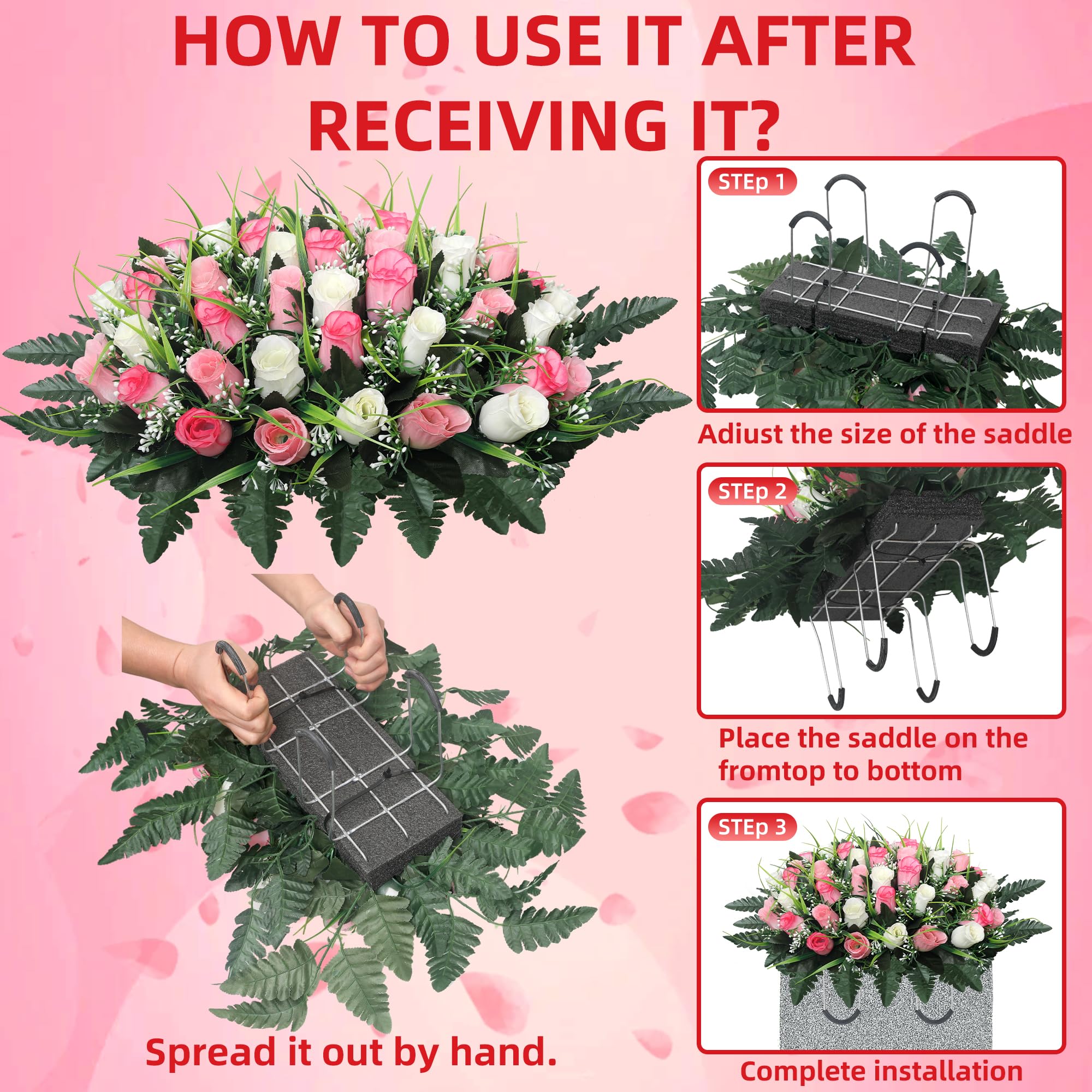 Lodou cemetery lifestyle setting showing durable decor that honors loved ones