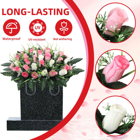 Lodou rose closeup highlighting silk petals and realistic appearance benefit
