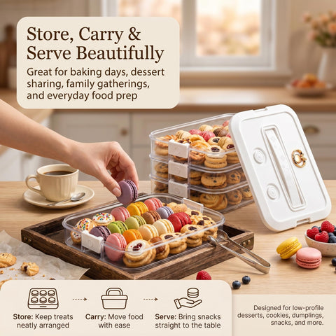 LOEZ assembled stack flatlay with ruler indicating overall compact dimensions