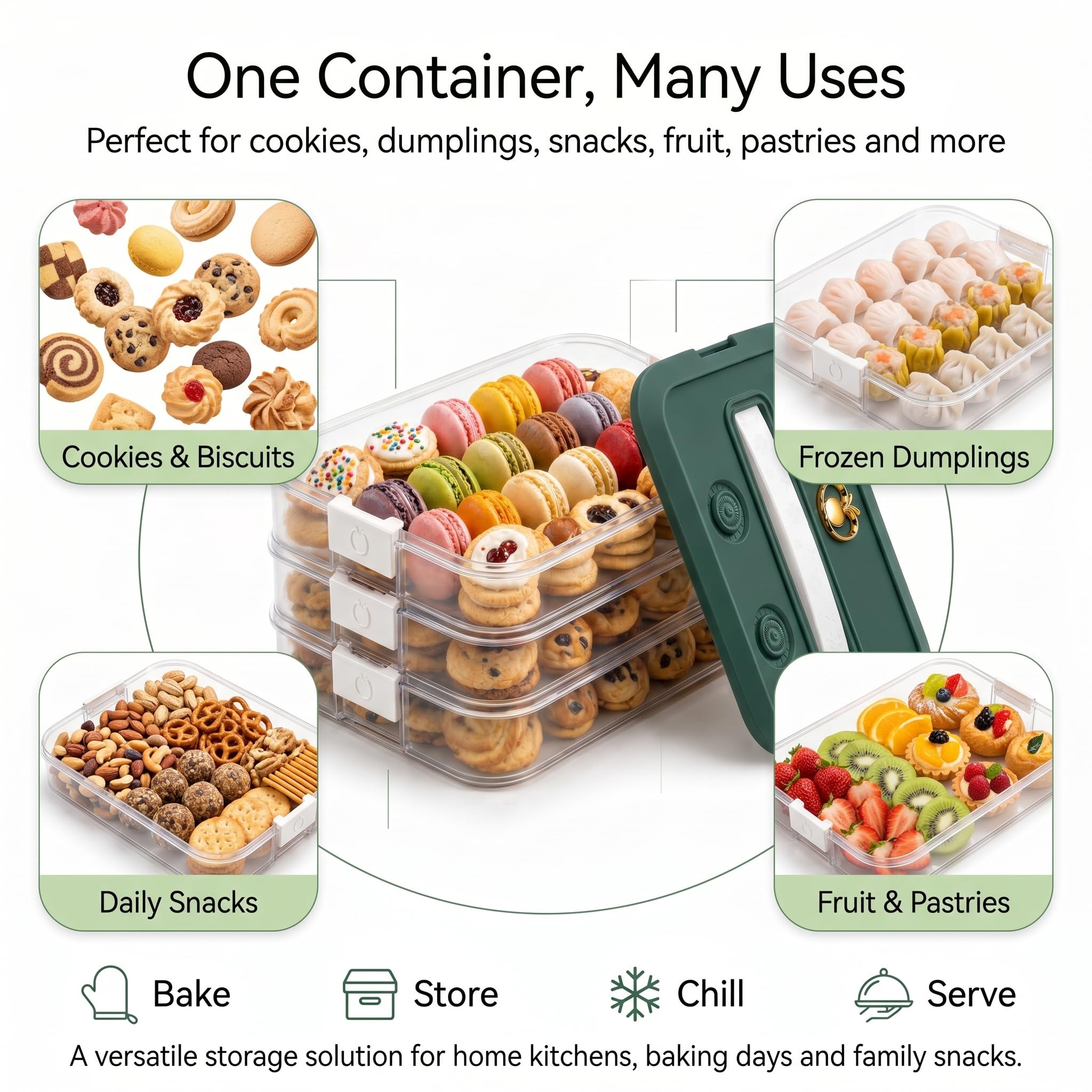 LOEZ clear polypropylene tray texture close-up showing visibility and durability