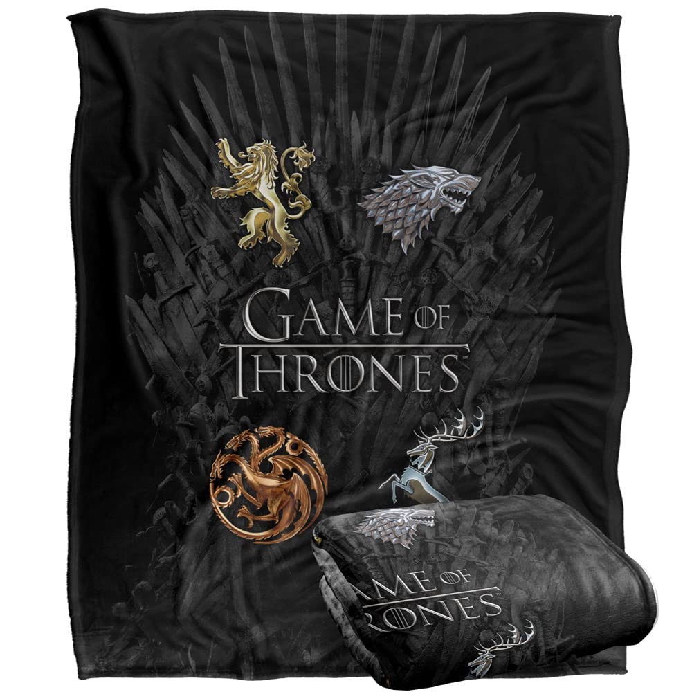LOGOVISION blanket front packaging showcasing chrome sigils and fandom appeal