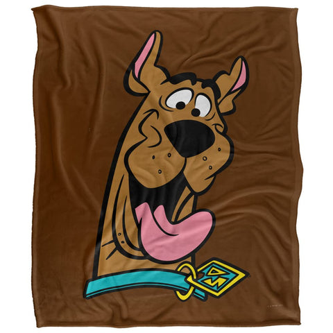 LOGOVISION Scooby-Doo close-up of silky fleece texture for soft comfort
