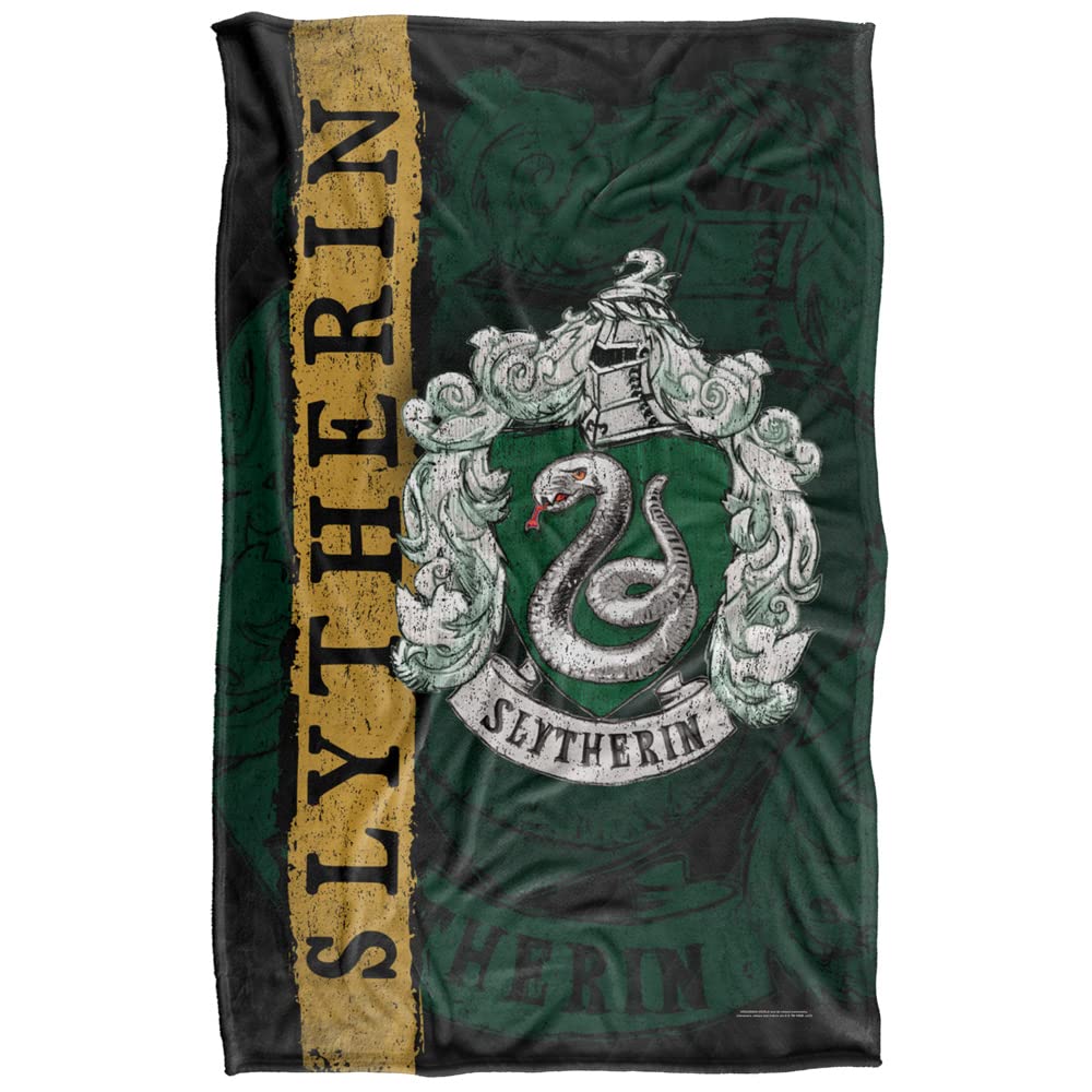 LOGOVISION close-up of Slytherin crest detail highlighting sharp print quality and clarity