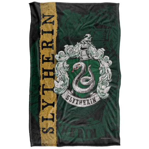 LOGOVISION close-up of Slytherin crest detail highlighting sharp print quality and clarity