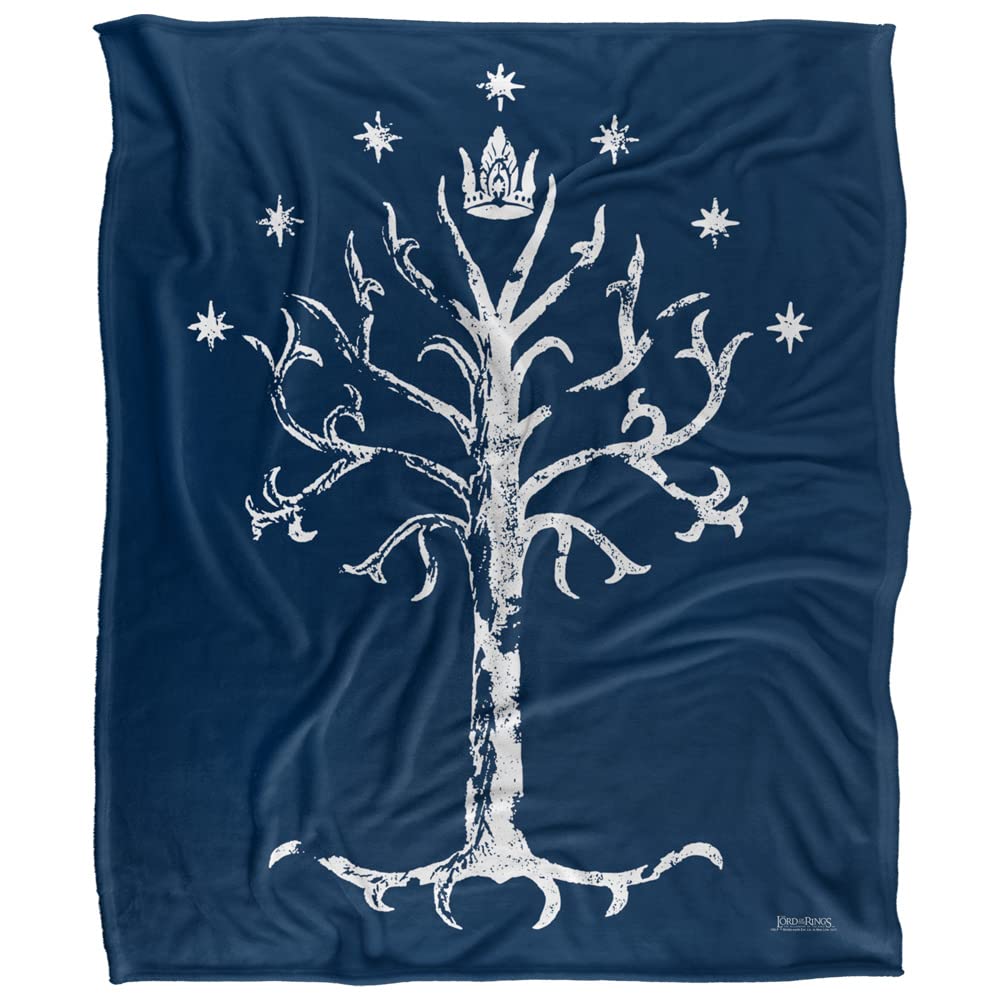 LOGOVISION Tree of Gondor close-up of silky-touch fleece texture for comfort